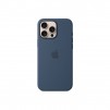 Apple iPhone 16 Pro Max Silicone Case with MagSafe - Denim