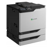 Color Laser Printer Lexmark CS820dtfe - Duplex; A4; 1200 x 1200 dpi; 57 ppm; 1024 MB; capacity: 1200 sheets; Inline Stapler, USB 2.0; Gigabit LAN; Maximum Monthly Duty Cycle 200000 pages per month