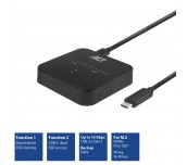 Двойна SSD докинг станция, ACT M.2 NVMe/PCIe  за клониране, USB-C 3.2 Gen2, 10 Gbps