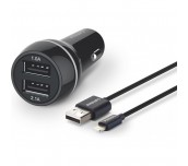 PHILIPS DLP2357V ЗАРЯДНО КОЛА 2xUSB+Lightin КАБЕЛ