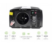 Инвертор GREEN CELL 24V/300W