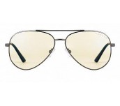Компютърни очила GUNNAR Maverick Gunmetal Clear, Сребрист