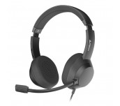 СЛУШАЛКИ С МИКРОФОН A4TECH FSTYLER FH150U ЧЕРЕН