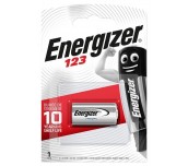 Батерия ENERGIZER CR123 Photo, Lithium, 3V, 1pk блистер