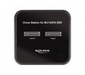 Докинг станция Delock M.2, 2 x M.2 SATA SSD, Клониране