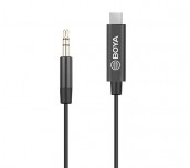 Адаптер BOYA 3.5mm TRS мъжки към USB-C мъжки, 20cm