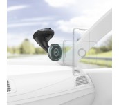 HAMA Магнитна стойка за кола за телефон MagLock, За предното стъкло, Черна