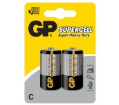Цинк карбонова батерия GP 14S-S2 Powercell, R14, 2 бр. в опаковка / Shrink, 1.5V