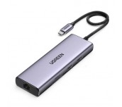 МУЛТИФУНКЦИОНАЛЕН АДАПТЕР 5in1 HDMI/USB A/C PD CM511 UGREEN