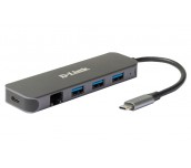 D-Link 5-in-1 USB-C Hub with Gigabit Ethernet/Power Delivery