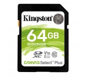 Карта памет Kingston Canvas Select Plus SD, 64GB