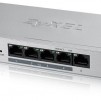 Суич 5-портов ZyXEL GS-1200-5HPV2, Web Managed, Gigabit, PoE