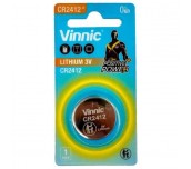 Бутонна батерия литиева 3V CR2412 VINNIC