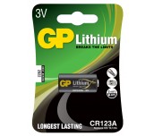 Батерия литиева Фото GP CR-123 3V