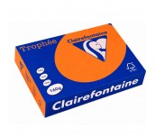 ЦВЕТЕН КАРТОН CLAIREFONTAINE ОРЖ А4 160Г 50Л