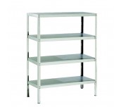 МЕТАЛЕН СТЕЛАЖ S6 С 6 РАФТА 240/90/40 ЦИНК