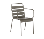 МЕТАЛЕН ГРАДИНСКИ СТОЛ INISA КАПУЧИНО