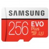 Samsung 256GB micro SD Card EVO+ with Adapter, Class10, Read 100MB/s - Write 90MB/s