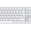 Apple Magic Keyboard (2024) w Touch ID and Numeric Keypad - International English - White Keys