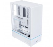 Кутия Lian-Li SUP01W Mid-Tower, Tempered Glass, Бяло