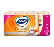 ТОАЛЕТНА  ХАРТИЯ ZEWA DELUXE CASHMERE PEACH 16БР 3ПЛ
