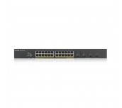 Zyxel XGS1935-28HP, 28 Port Lite-L3 Smart Managed PoE Switch, 24x Gigabit PoE and 4x 10G SFP+, hybrid mode, standalone or NebulaFlex Cloud, 375 Watt PoE