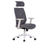 ЕРГОНОМИЧЕН СТОЛ AVIX WHITE СИВ