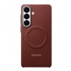 Samsung S26+ Carbon Magnet Case Coral Red