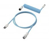 Кабел за клавиатура HyperX Coiled Cable USB-C Light Blue-White