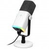 Настолен микрофон FIFINE AM8 Dynamic RGB XLR/USB - White