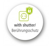 Удължителен захранващ кабел HAMA Profi, Шуко мъжко, Шуко женско, 3 m, Бял