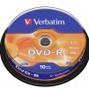 Verbatim DVD-R AZO 4.7GB 16X MATT SILVER SURFACE (10 PACK)