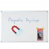 ДЪСКА БЯЛА МАГНИТНА С АЛУМИНИЕВА  РАМКА 120/240СМ