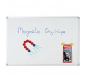 ДЪСКА БЯЛА МАГНИТНА С АЛУМИНИЕВА  РАМКА 120/240СМ