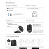 A4tech FB45CS Air'2 Stone grey безжичнa мишка, Dual mode, до 2000 dpi, черна