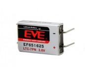 Литиево тионилхлоридна  батерия LTC-7PN  EP651625 industrial 3,6V  750mAh EVE BATTERY