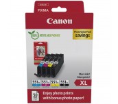 Canon CLI-551XL C/M/Y/BK Photo Value Pack