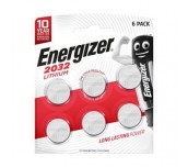 Бутонна батерия литиева ENERGIZER CR2032. 3V, 6pk блистер