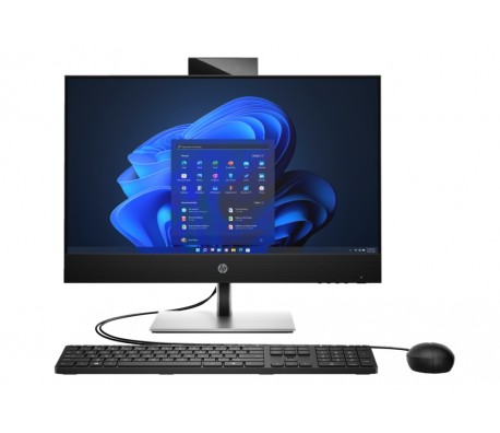 HP ProOne 440 G9 R All-in-One, Core i5-13500T(up to 4.6GHz/24MB/14C), 23.8" FHD IPS non-Touch, 16GB 3200Mhz 1DIMM, 512GB PCIe SSD, DVDRW, MCR, HP 125 Wired Mouse, HP USB 320K Keyboard, Wi-Fi 6E + BT