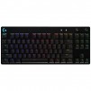 Logitech G Pro TKL Keyboard, GX Clicky, Lightsync RGB, Detachable Cable, 3-Step Angle Adjustment, 12 Programmable F Keys, Black