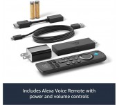 Мултимедиен плеър AMAZON Fire TV Stick 4K Gen2, Wi-Fi 6, Alexa Voice Remote, Черен