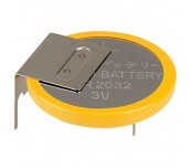 Бутонна батерия литиева EVE BATTERY CR 2032, 3V, с накрайници, industrial