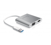 Адаптер j5create JUA360, USB 3.0 към Dual HDMI/ VGA