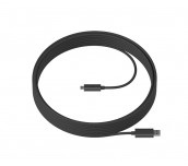 Logitech Strong USB Cable 10m, USB 3.2, Male USB A to Male USB C, Graphite