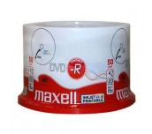 DVD-R MAXELL, 4,7 GB, 16x, Printable, 50 pk cake box