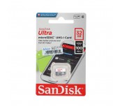 Карта памет SANDISK Ultra micro SDHC UHS-I, A1, 32GB, Class 10, 100Mb/s