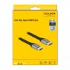 Кабел Delock Ultra High Speed, HDMI мъжко - HDMI мъжко, 48 Gbit/s, 8K 60 Hz, 2 м, Сив