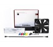 Вентилатор Noctua 120mm NF-F12 PWM Chromax.black.swap