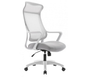 ЕРГОНОМИЧЕН СТОЛ SMOOTH WHITE СИВ