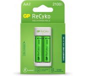 ЗАРЯДНО ЗА БАТЕРИИ GP E211 +2 * 2100MAH NIMH